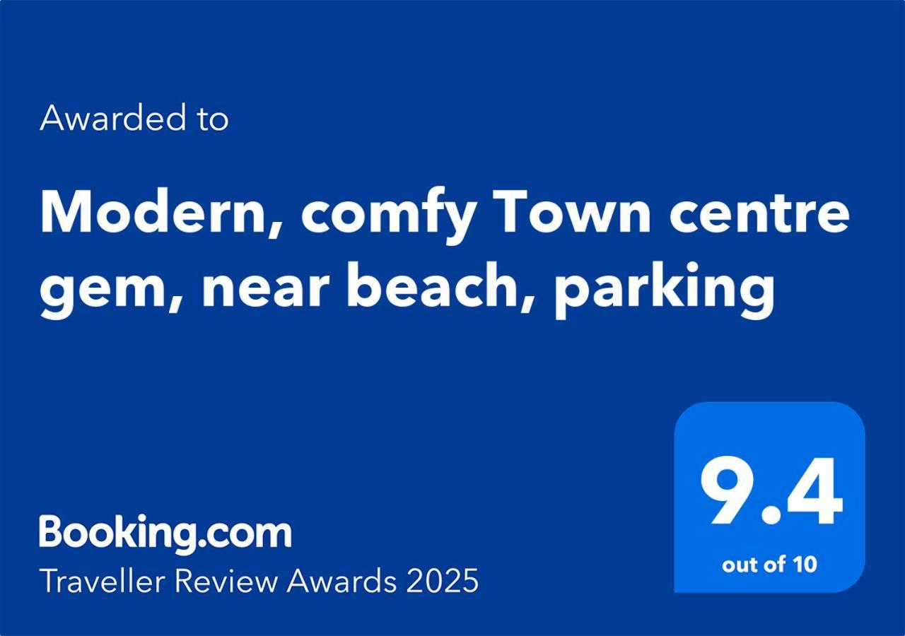 Modern, Comfy Town Centre Gem, Near Beach, Parking Bournemouth Eksteriør billede